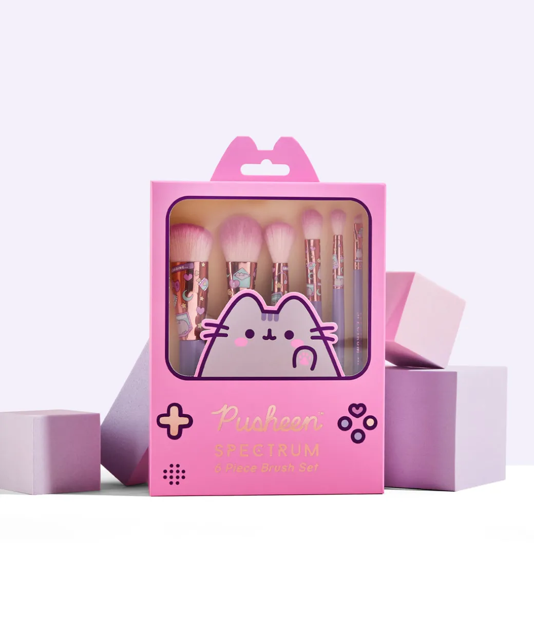 Pusheen Gaming 6-Piece Makeup Brush Set
