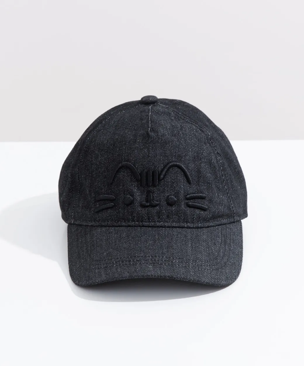 Pusheen Black Denim Cap