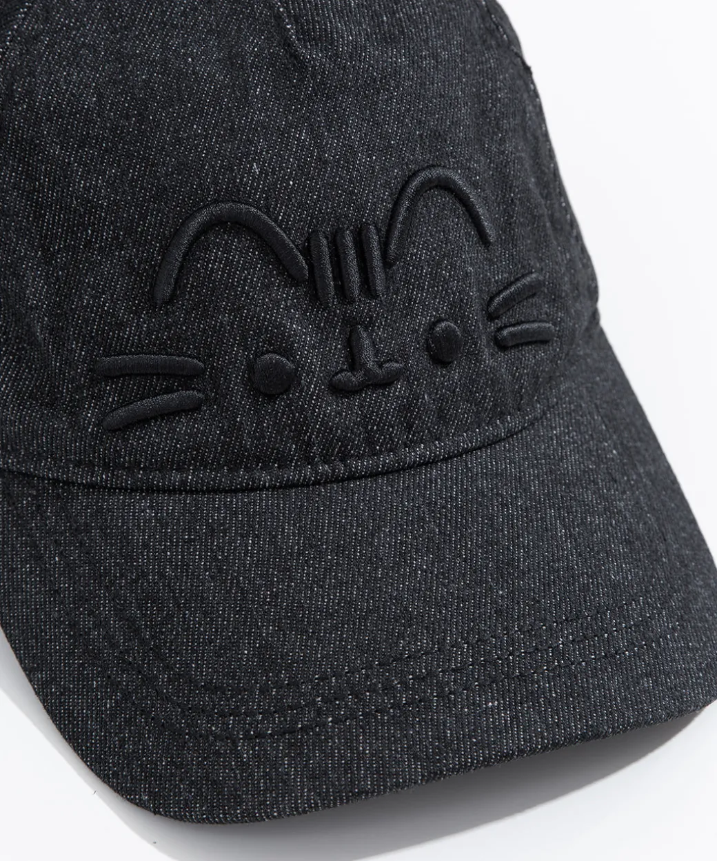 Pusheen Black Denim Cap