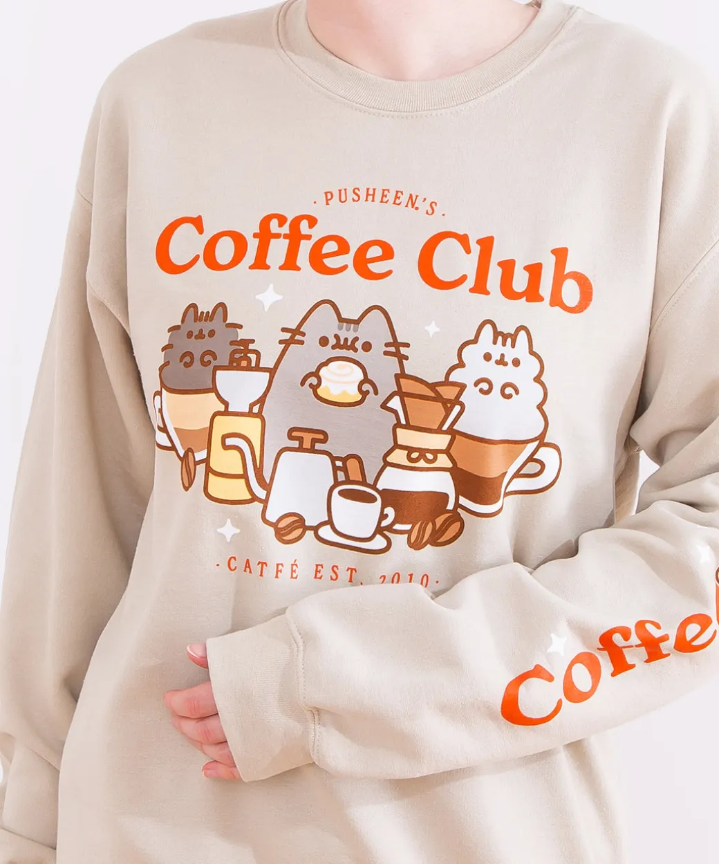 Pusheen Coffee Club Unisex Sweatshirt