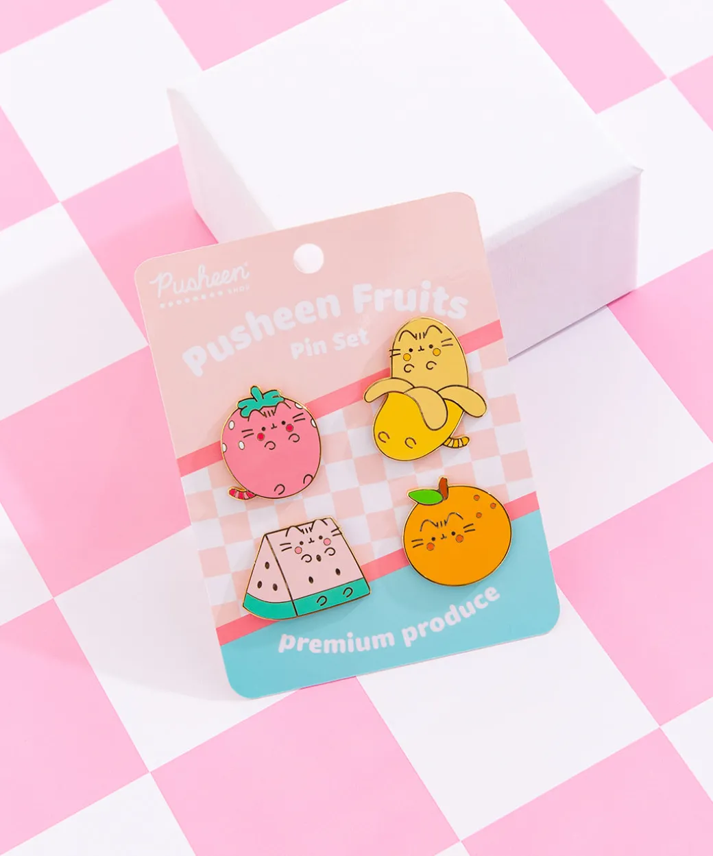 Pusheen Fruits Pin Set
