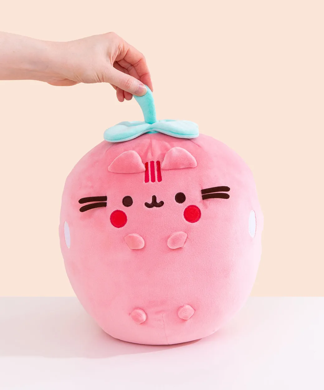 pusheen_fruits_scented_strawberry_squisheen_plush_4.webp Pusheen Fruits Scented Strawberry Squisheen Plush