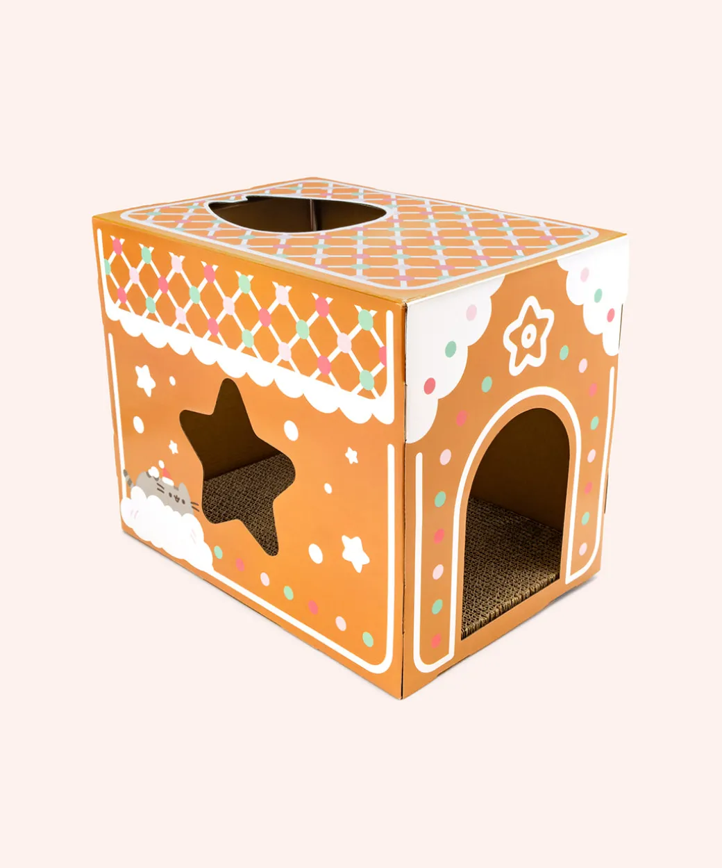 Pusheen Pet Gingerbread House Scratcher