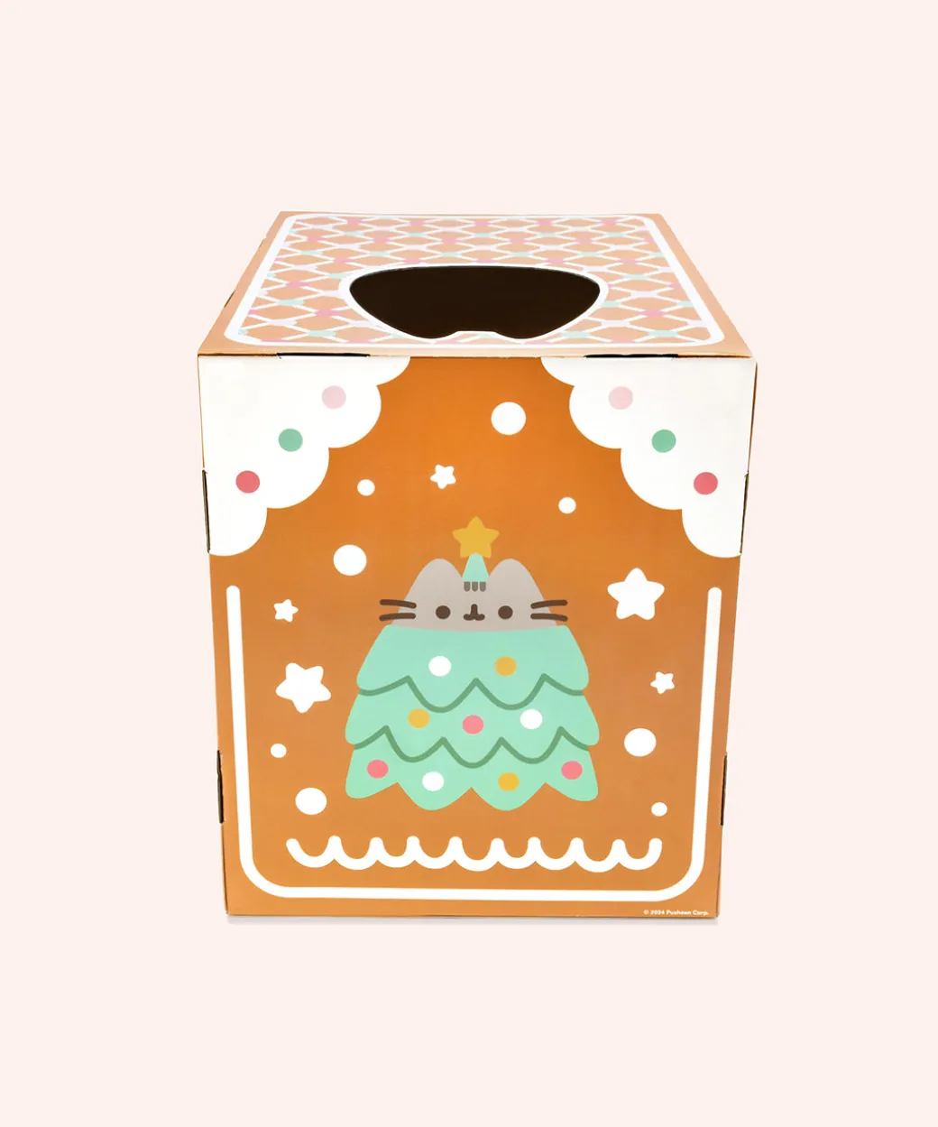pusheen_pet_gingerbread_house_scratcher_6.webp Pusheen Pet Gingerbread House Scratcher