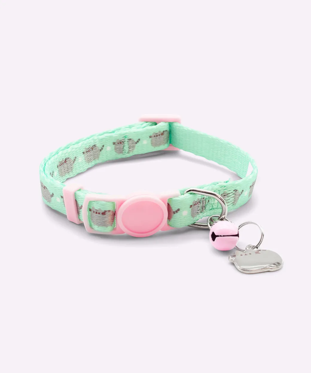 Pusheen Pet Pink & Mint Pet Collar