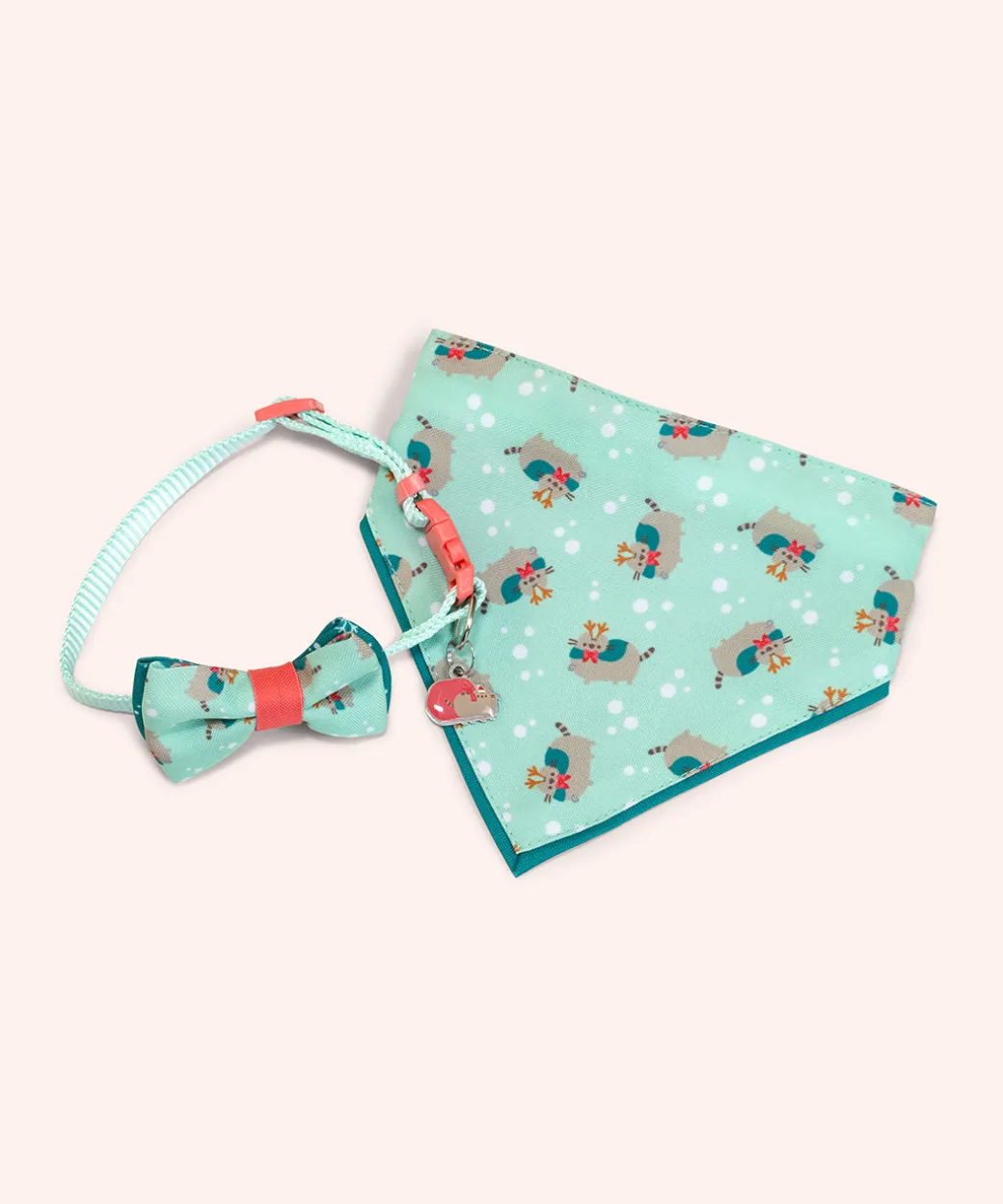 Pusheen Pet Reindeer Collar & Bandana Set