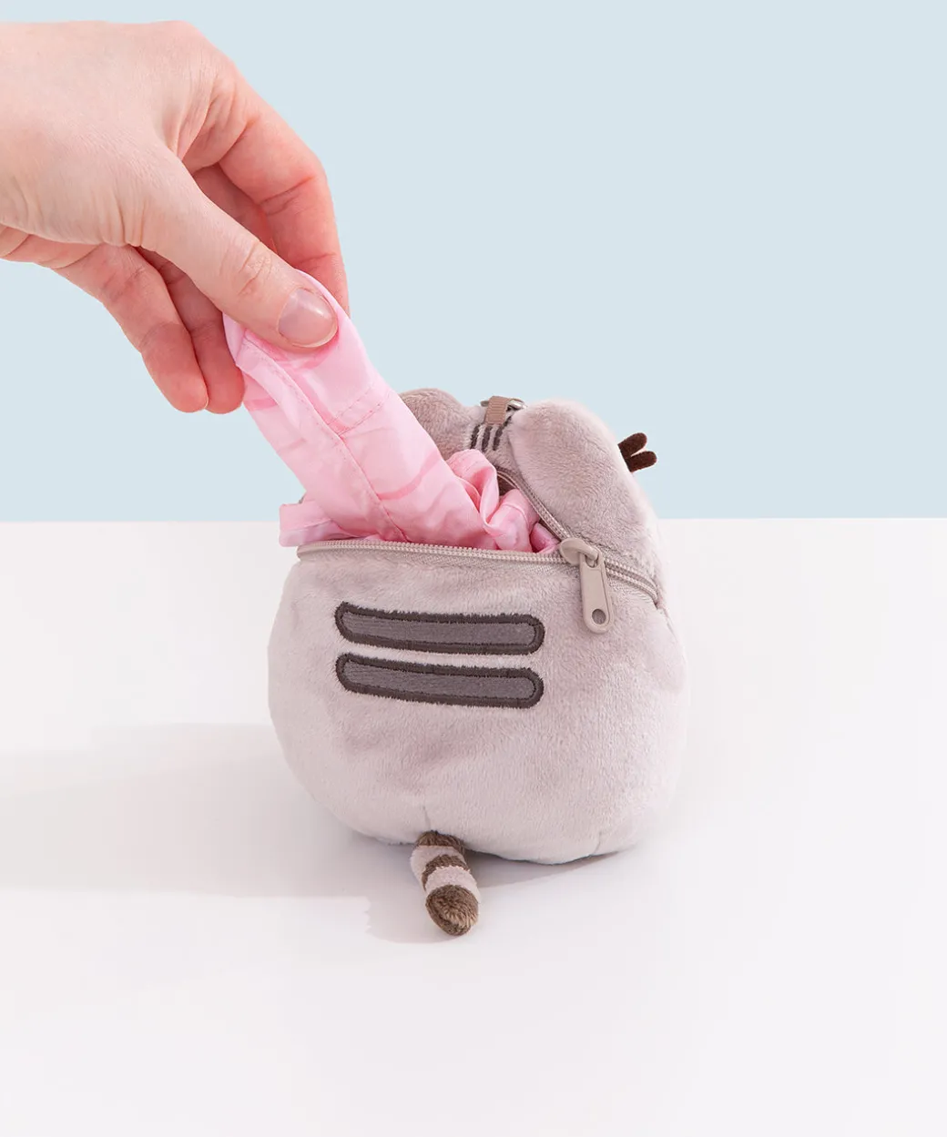 Pusheen Reusable Bag Keychain Plush