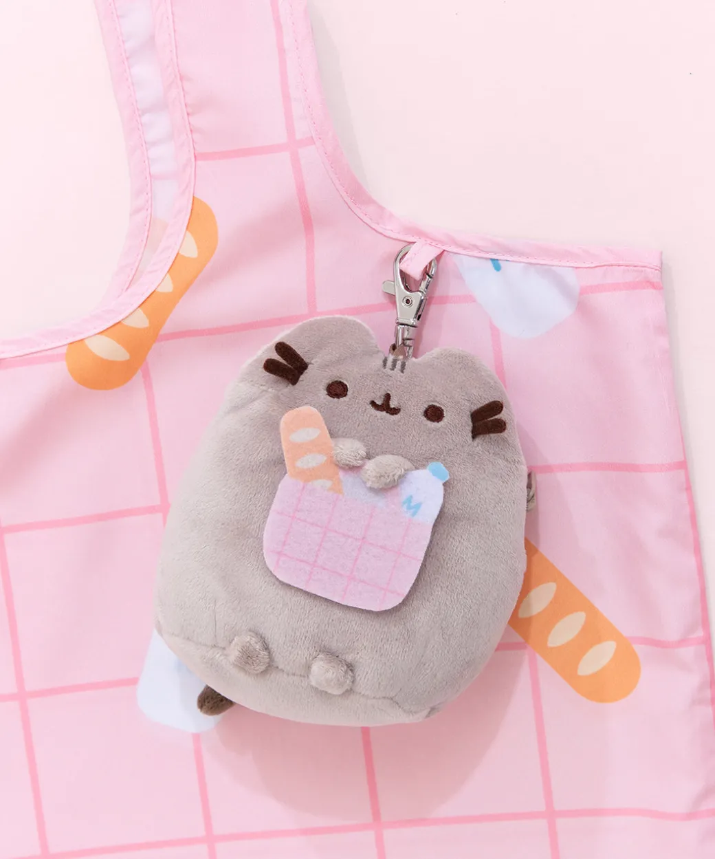 pusheen_reusable_bag_keychain_plush_4.webp Pusheen Reusable Bag Keychain Plush