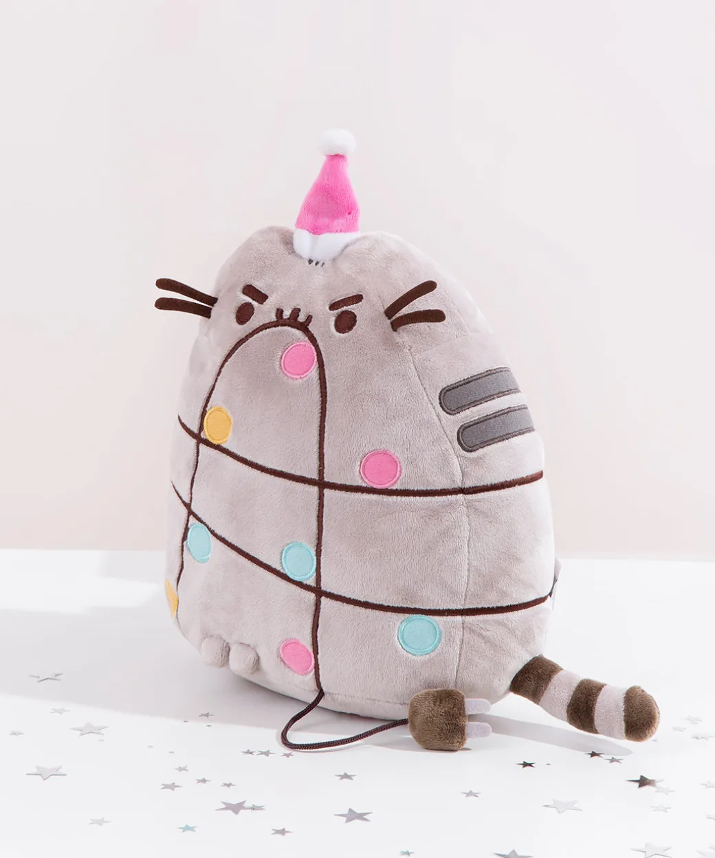 pusheen_with_christmas_lights_2.webp Pusheen with Christmas Lights