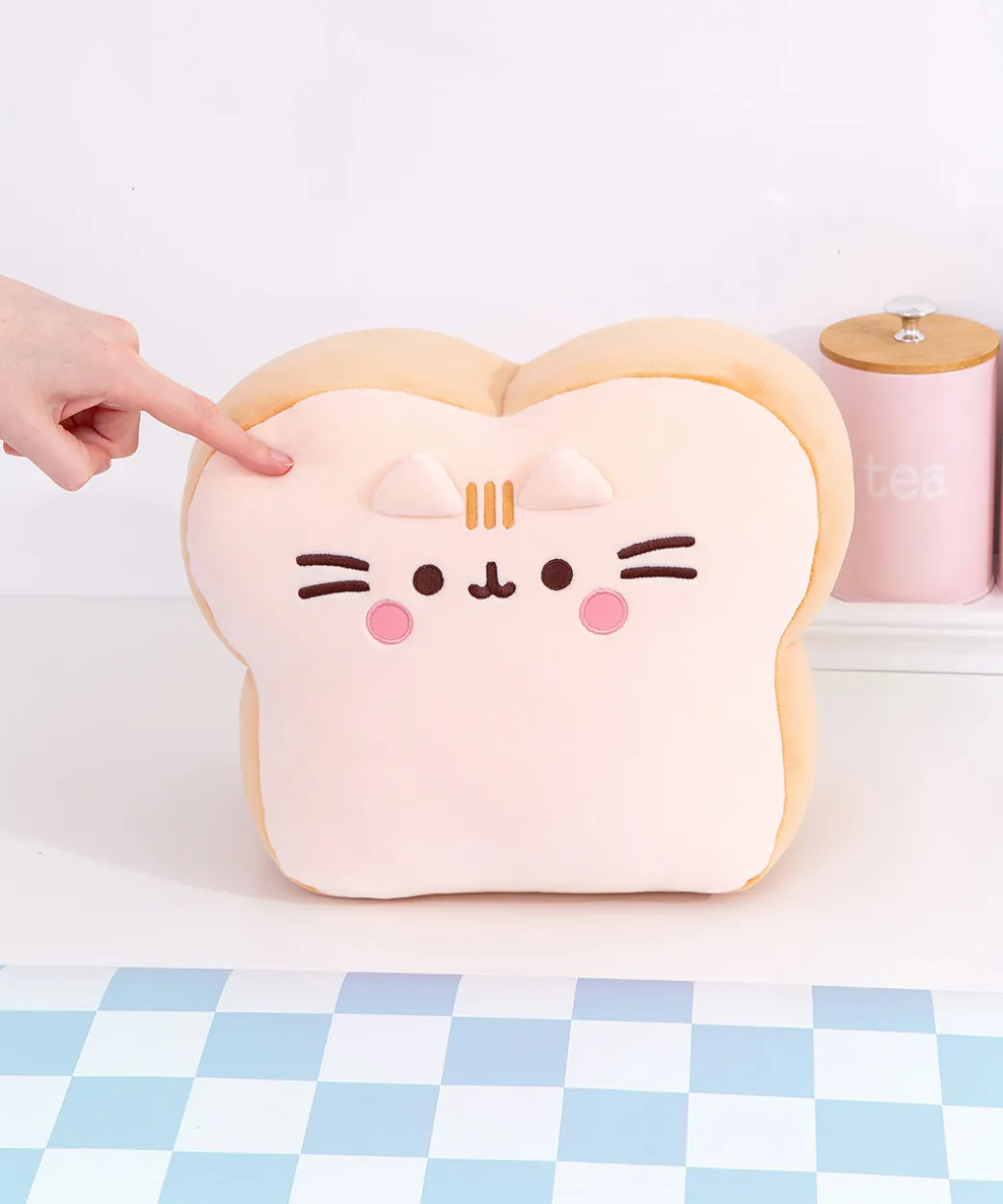 Pusheen 's Kitchen White Bread Squisheen Plush