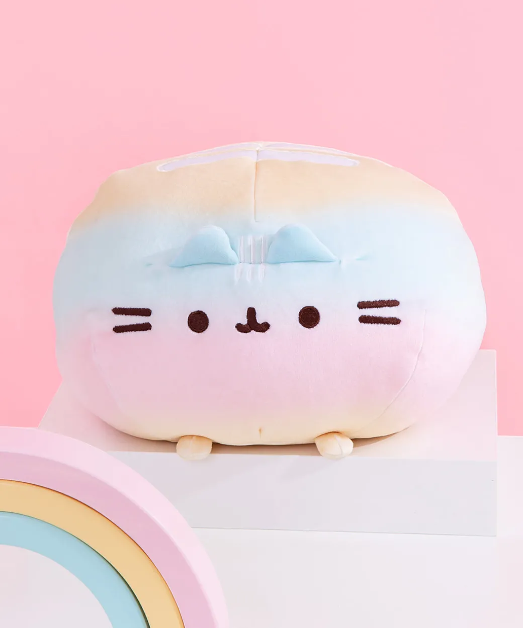 Pusheen Rainbow Round Squisheen Plush