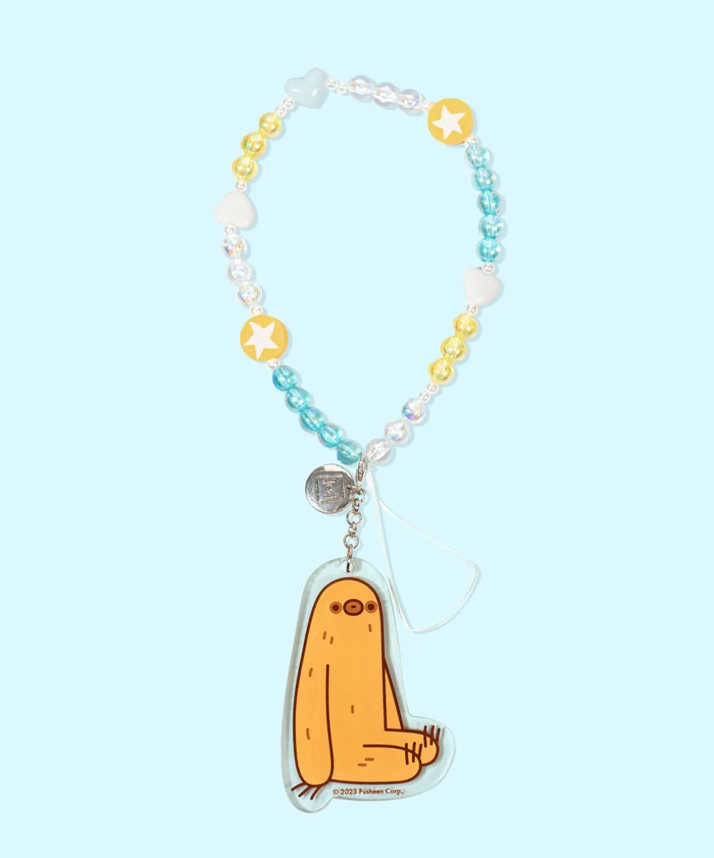 Pusheen Sloth Beaded Phone Charm