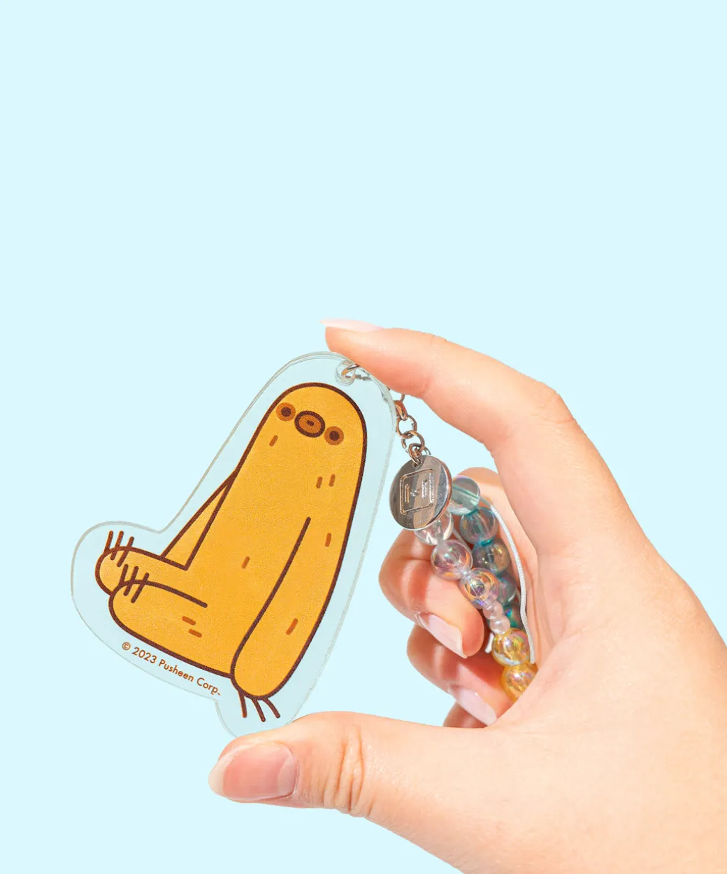 Pusheen Sloth Beaded Phone Charm