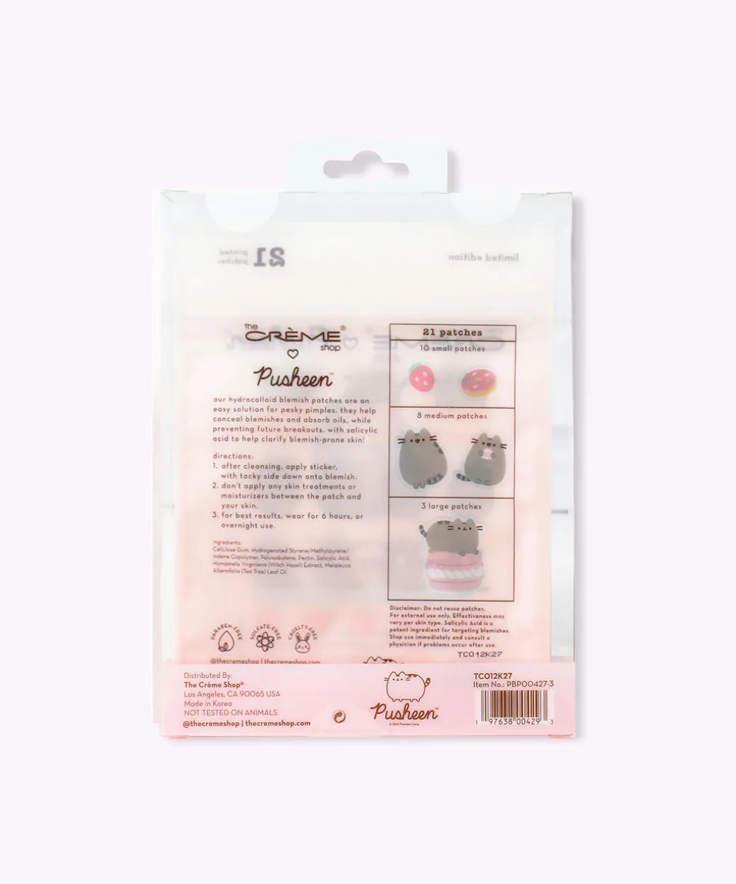 the_crme_shop_x_pusheen_blemish_patches__pack_2.webp Pusheen The Crème Shop x Blemish Patches - 3-pack