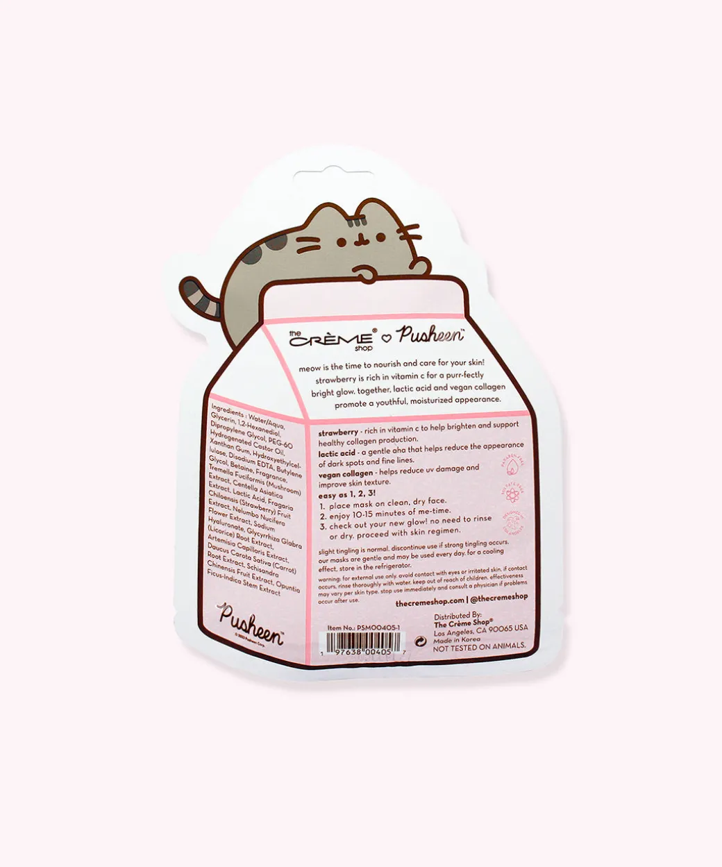 the_crme_shop_x_pusheen_sheet_masks__pack_2.webp Pusheen The Crème Shop x Sheet Masks - 3-pack