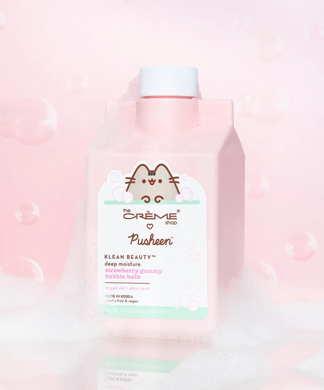 Pusheen The Crème Shop x Strawberry Gummy Bubble Bath