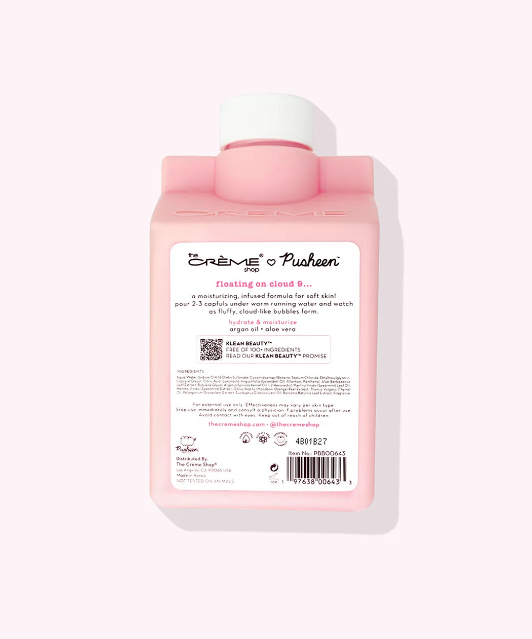 Pusheen The Crème Shop x Strawberry Gummy Bubble Bath