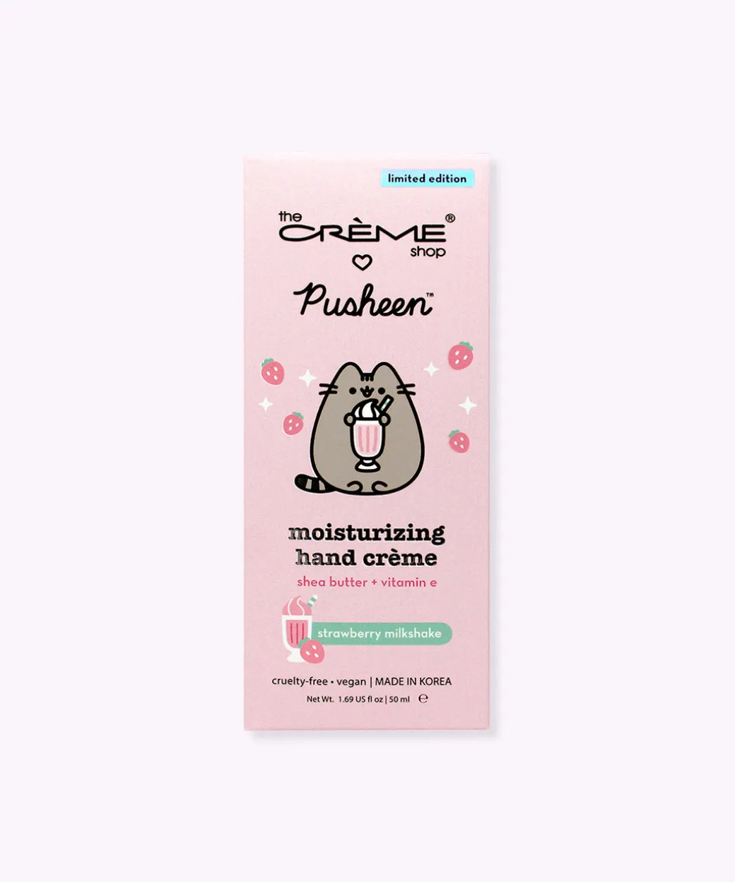 Pusheen The Crème Shop x Strawberry Milkshake Hand Crème