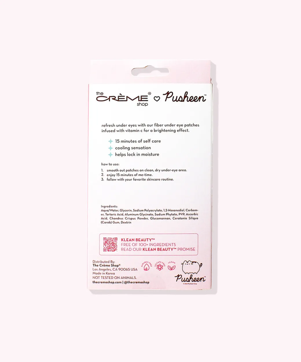 Pusheen The Crème Shop x Under Eye Patches - 3-pack